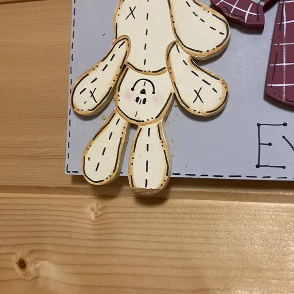 Vintage wooden laundry sign - Picture 3 of 3